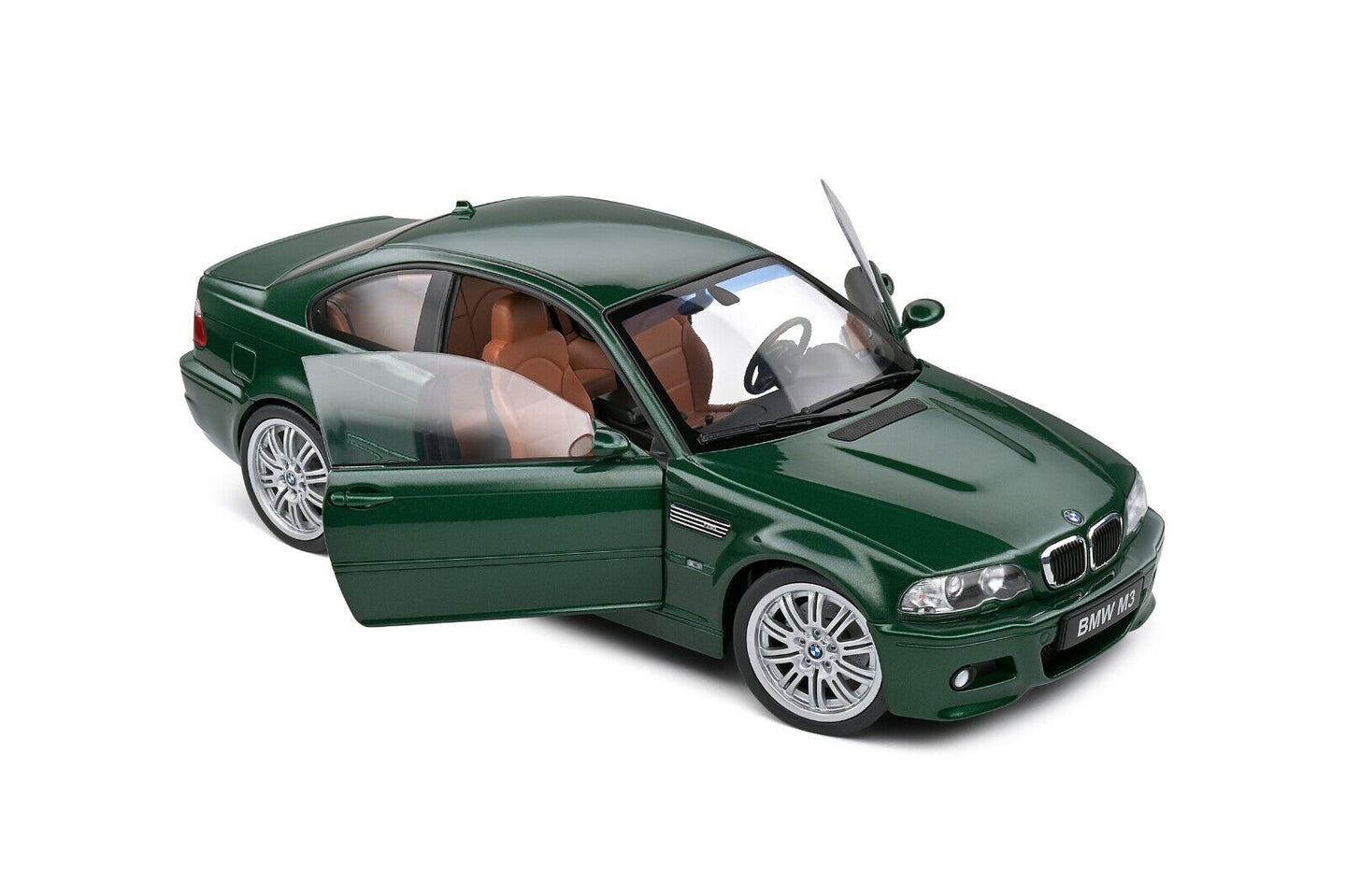 BMW E46 M3 Coupé Verde Oxford Green 2000 Solido 1:18 Nuovo 1/18