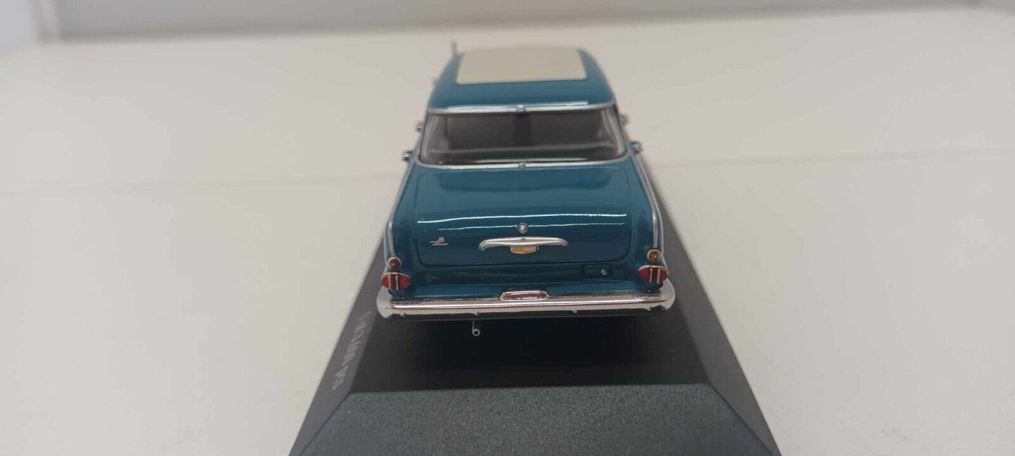 Opel Kapitan Bavariablau 1959 Blu Minichamps 1:43 Usato Limited Edition 3600 pcs
