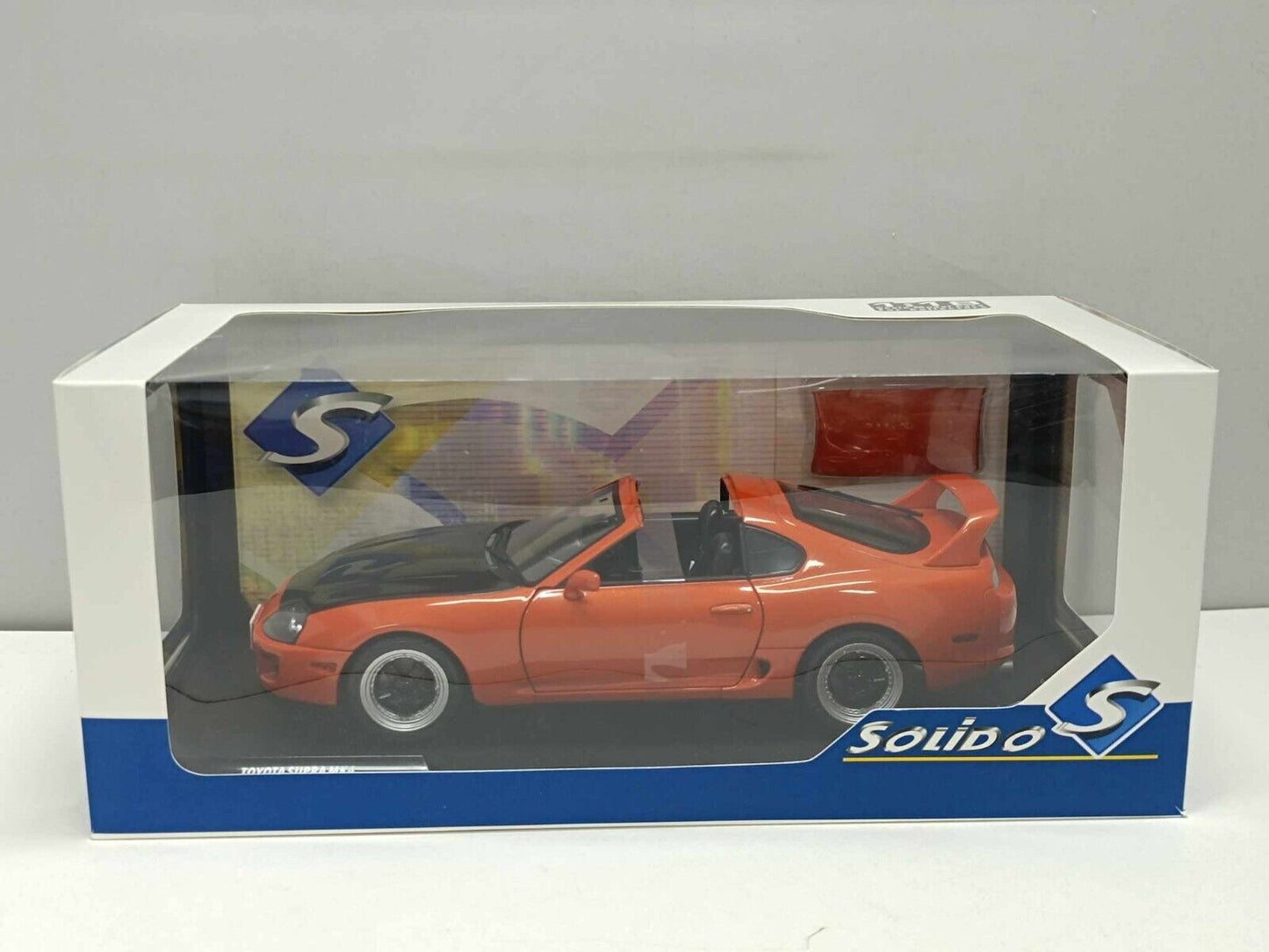 Toyota Supra MK4 A80 Streetfighter Orange Arancione 1993 - Solido 1:18 Nuovo