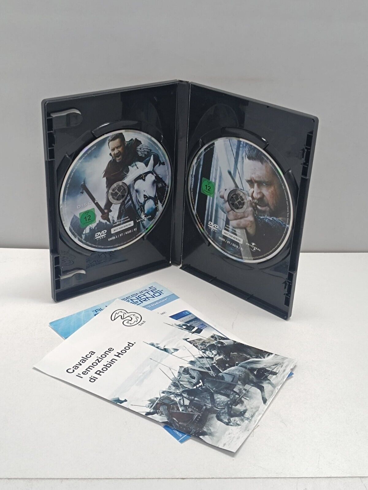 Robin Hood Film DVD Italiano Ita Usato Russell Crowe 2 Disc Special Edition Rare