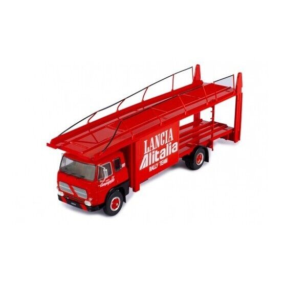 Fiat 673 N Camion Bisarca 1969 Deagostini Lancia Alitalia Rally Team 1:43 Nuovo