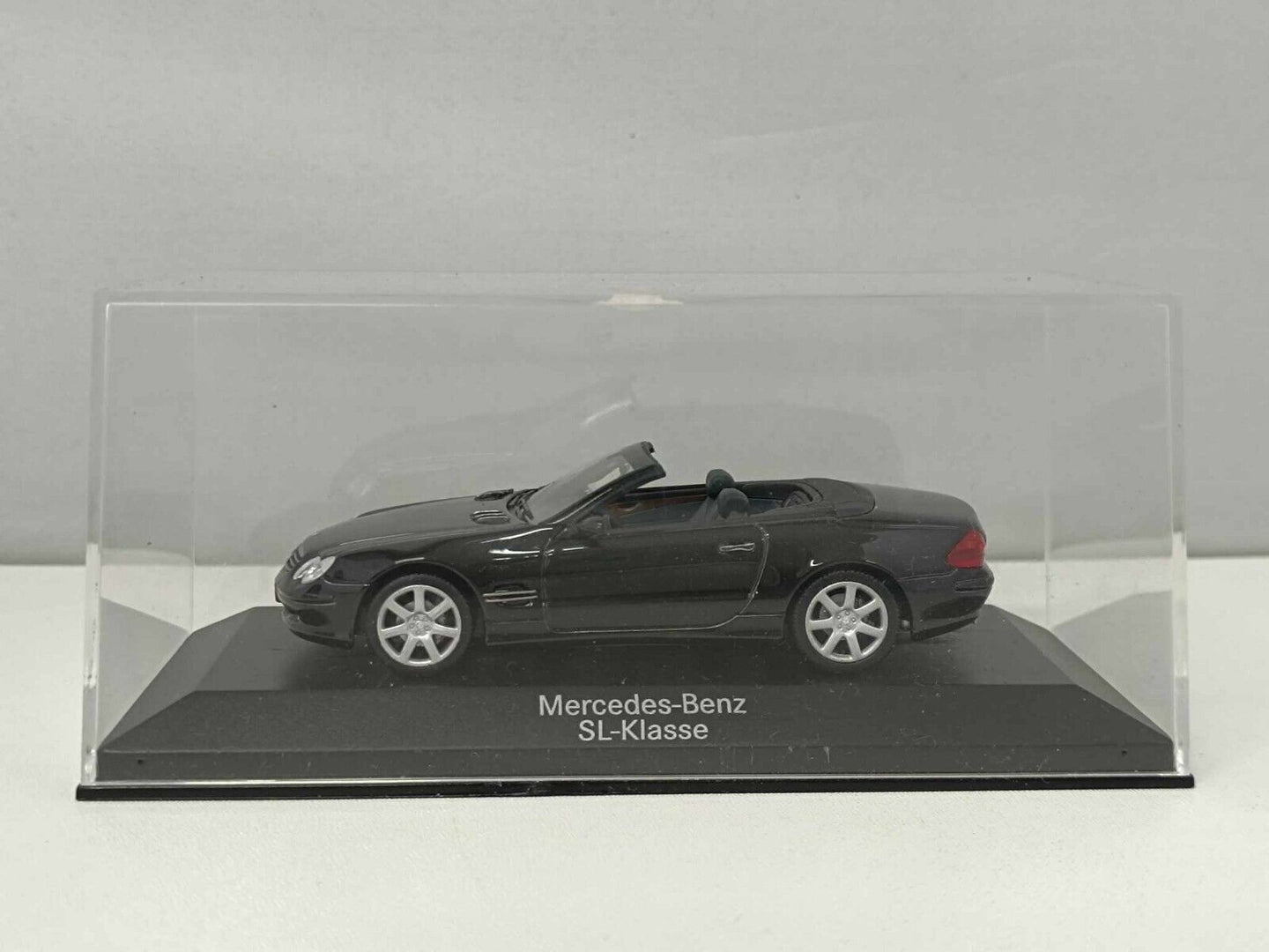 Mercedes-Benz SL-Klasse 2001 Minichamps 1/43 Black Met Usato Dealers Edition