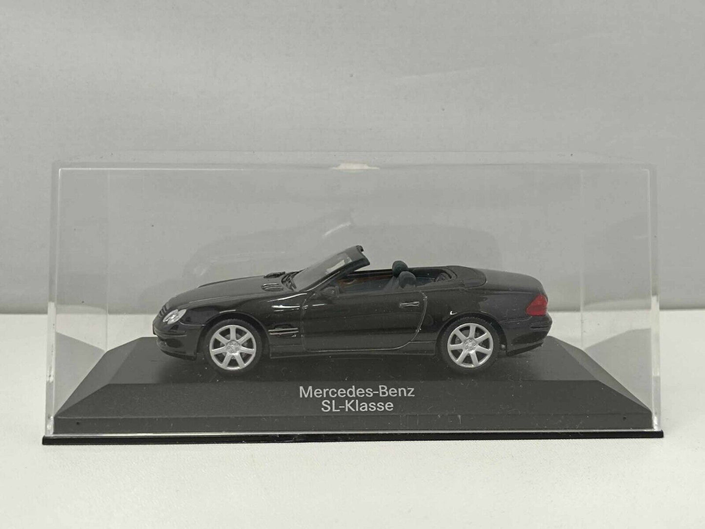 Mercedes-Benz SL-Klasse 2001 Minichamps 1/43 Black Met Usato Dealers Edition