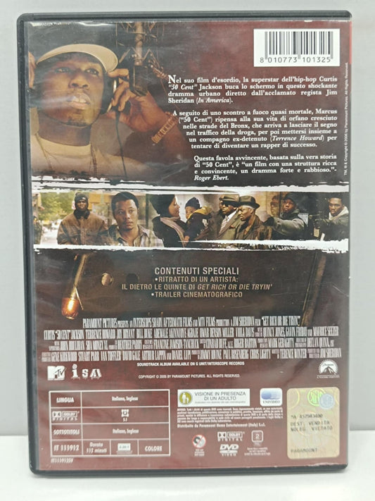 50 Cent Get Rich Or Die Tryin Film DVD Italiano Usato Raro
