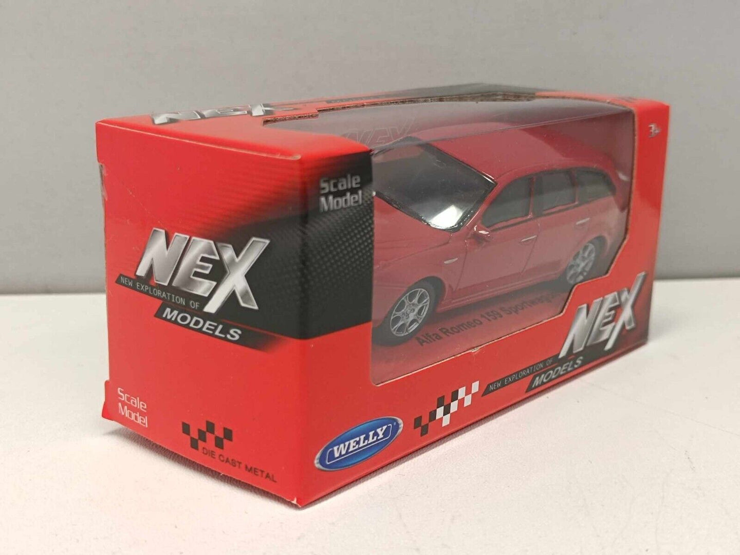 Alfa Romeo 159 Sportwagon 2006 Red Rosso Welly Nex 1:43 Nuovo