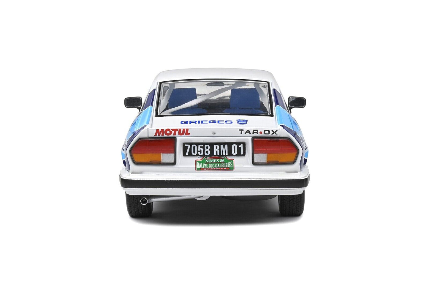 Alfa Romeo GTV6 Rallye Des Garrigues 1986 #15 Rigollet - Bathelot Solido 1:18