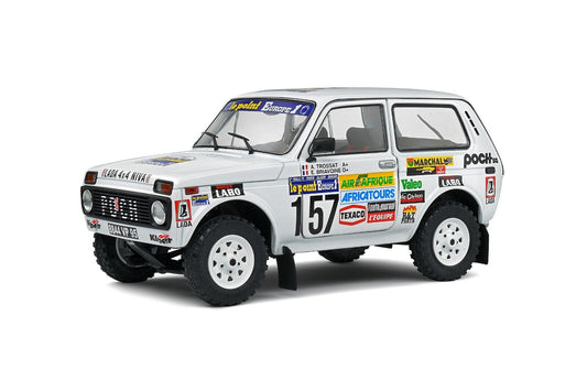 Lada Niva Paris Dakar 1983 Trossat / Briavoine #157 Solido 1:18 Nuovo 1/18