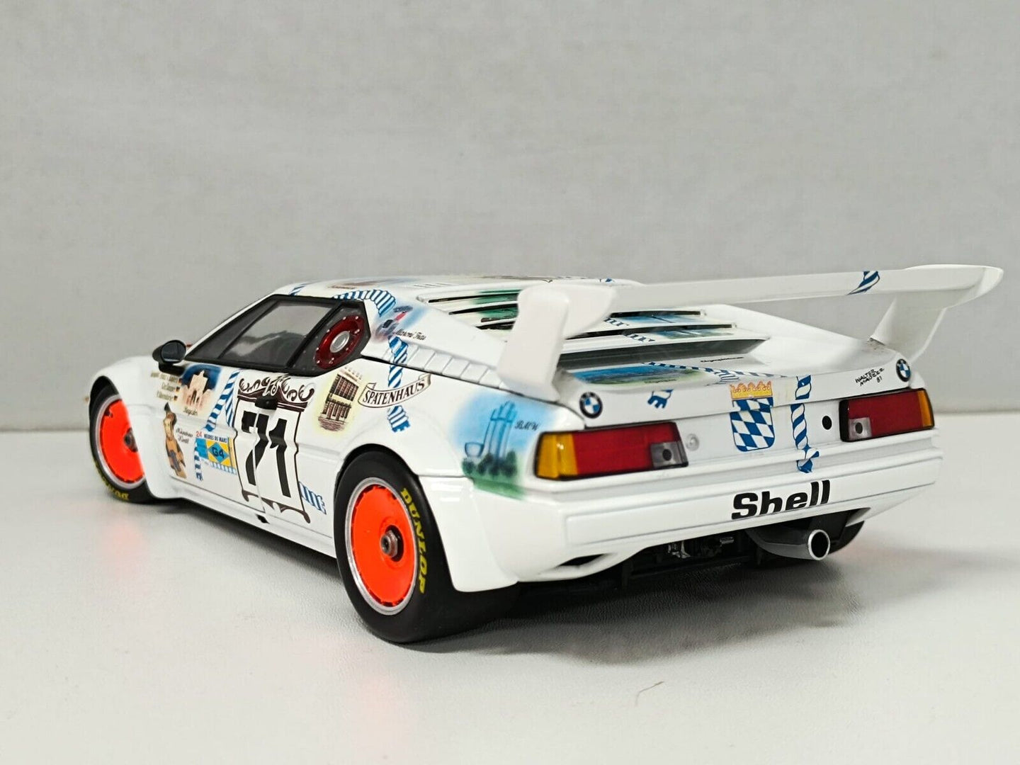 BMW M1 V. Bayern / Oberndorfer / Danner #71 Le Mans 1981 Minichamps 1:18 Usato