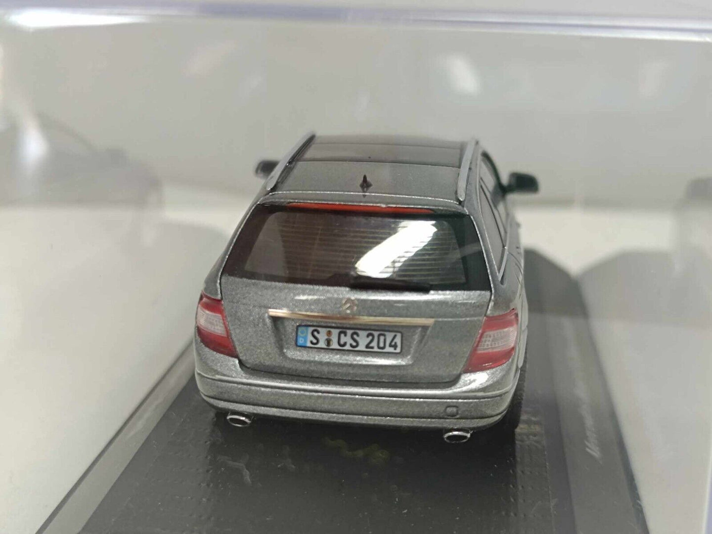 Mercedes-Benz C Klasse T-Modell W204 2007 Palladium Silver Schuco 1:43 Dealer