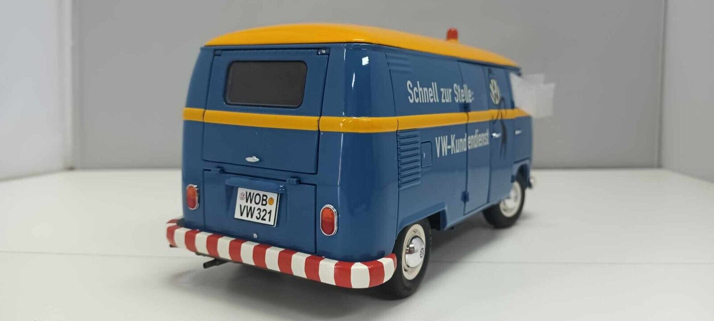 Volkswagen T1 b Kastenwagen VW-Kundendienst Servizio Clienti Schuco 1:18 Usato