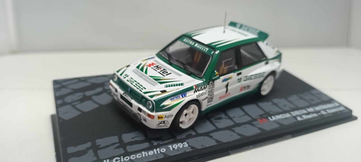 Lancia Delta HF Integrale Il Ciocchetto 1993 Fiorio - Rancati Edicola 1:43 Usato