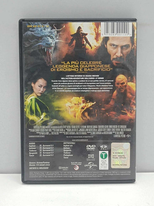 47 Ronin Film DVD Italiano Usato Ita Keanu Reeves
