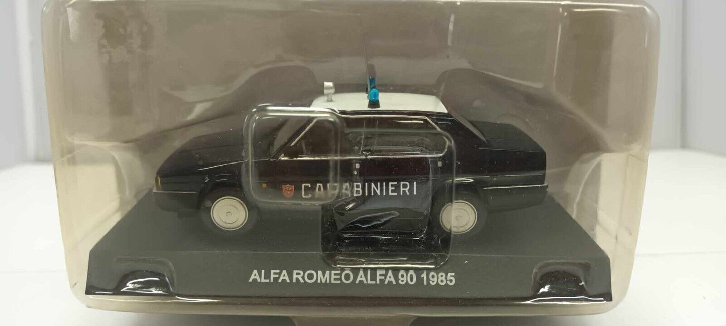 Alfa Romeo Alfa 90 Carabinieri Police 1985 Edicola 1:43 Usato + Blister