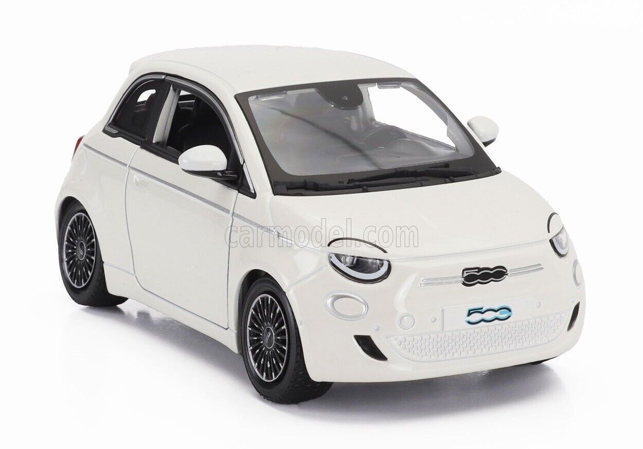 Fiat 500e 500 e 2023 Elettrica Bianco White Burago 1:24 Bburago 1/24 Nuovo