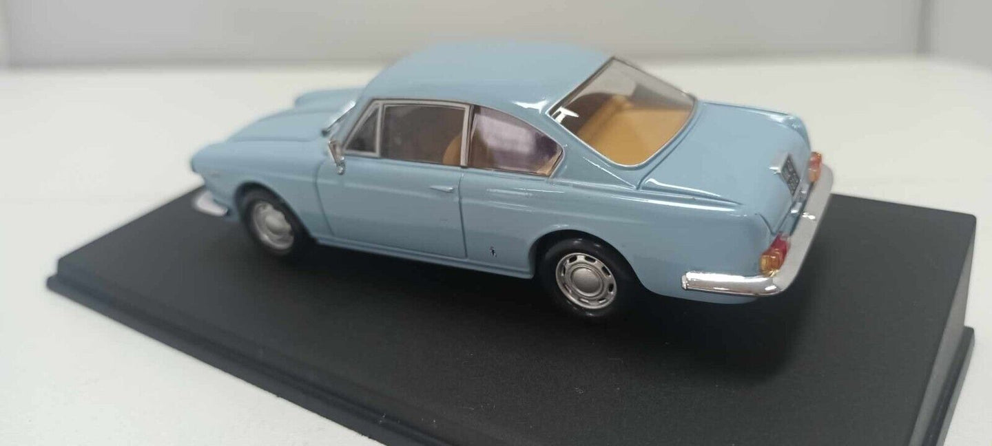 Lancia Flavia Coupé 1961 Azzurro Edicola Deagostini 1:43 Usato + Teca + Basetta