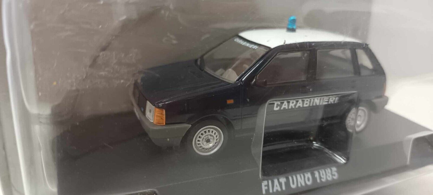 Fiat Uno 1985 Carabinieri Police Edicola 1:43 Usato +Blister