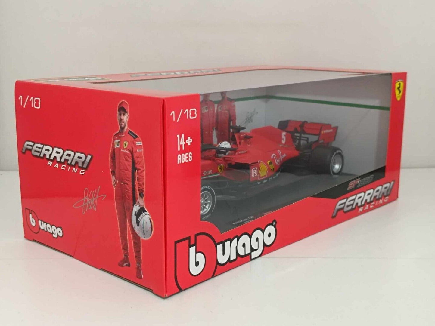 Ferrari SF 1000 Austrian GP 2020 S. Vettel - Burago 1:18 GM Shop