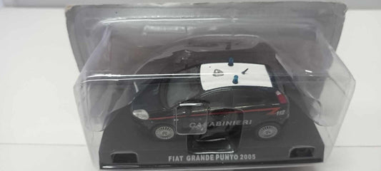 Fiat Grande Punto 2005 Carabinieri Edicola Deagostini 1:43 Usato + Blister