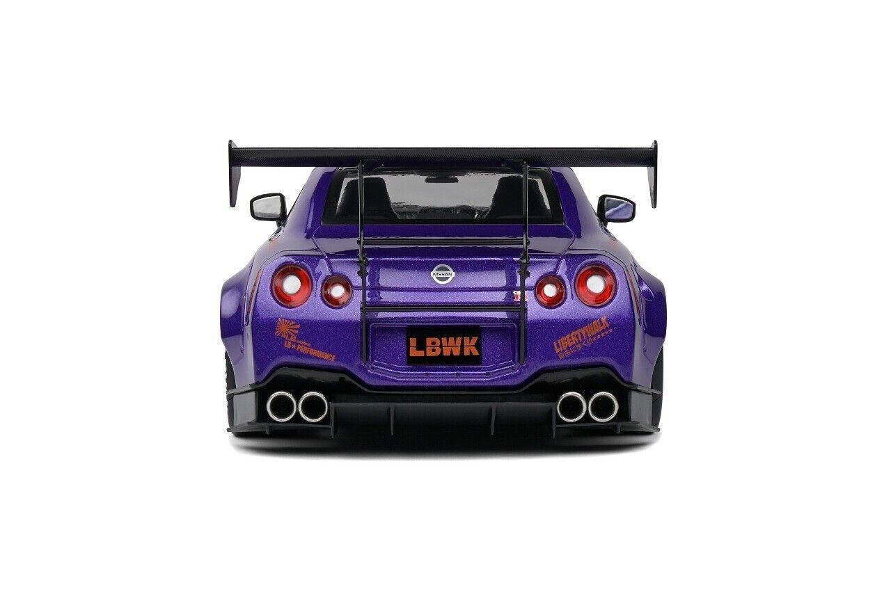 Nissan Skyline GT-R R35 Body Kit Type 2 Purplezilla 2022 Solido 1:18 Nuovo