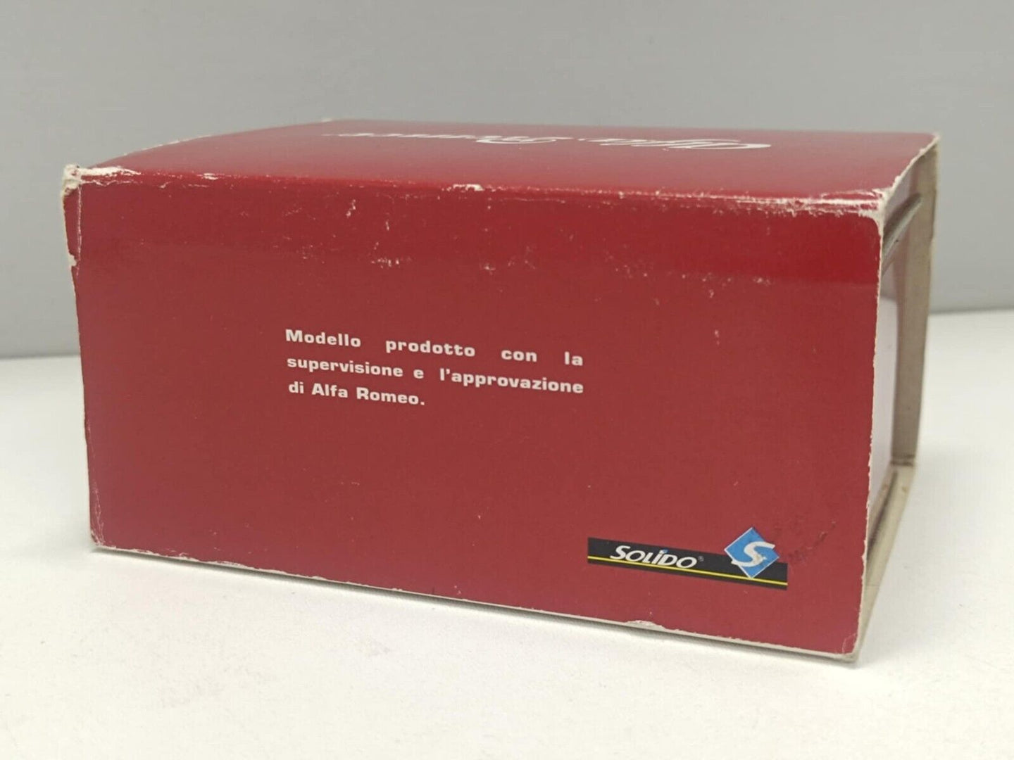Alfa Romeo 166 - 1998 Grigio Grey Met Solido 1:43 Usato + Steel Box