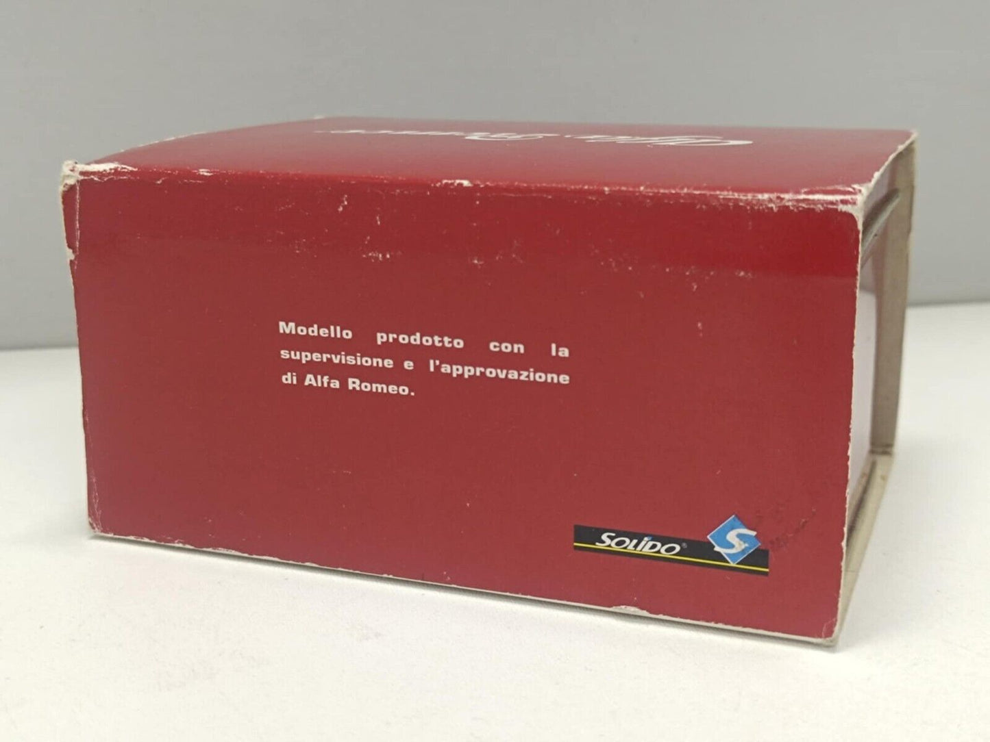 Alfa Romeo 166 - 1998 Grigio Grey Met Solido 1:43 Usato + Steel Box