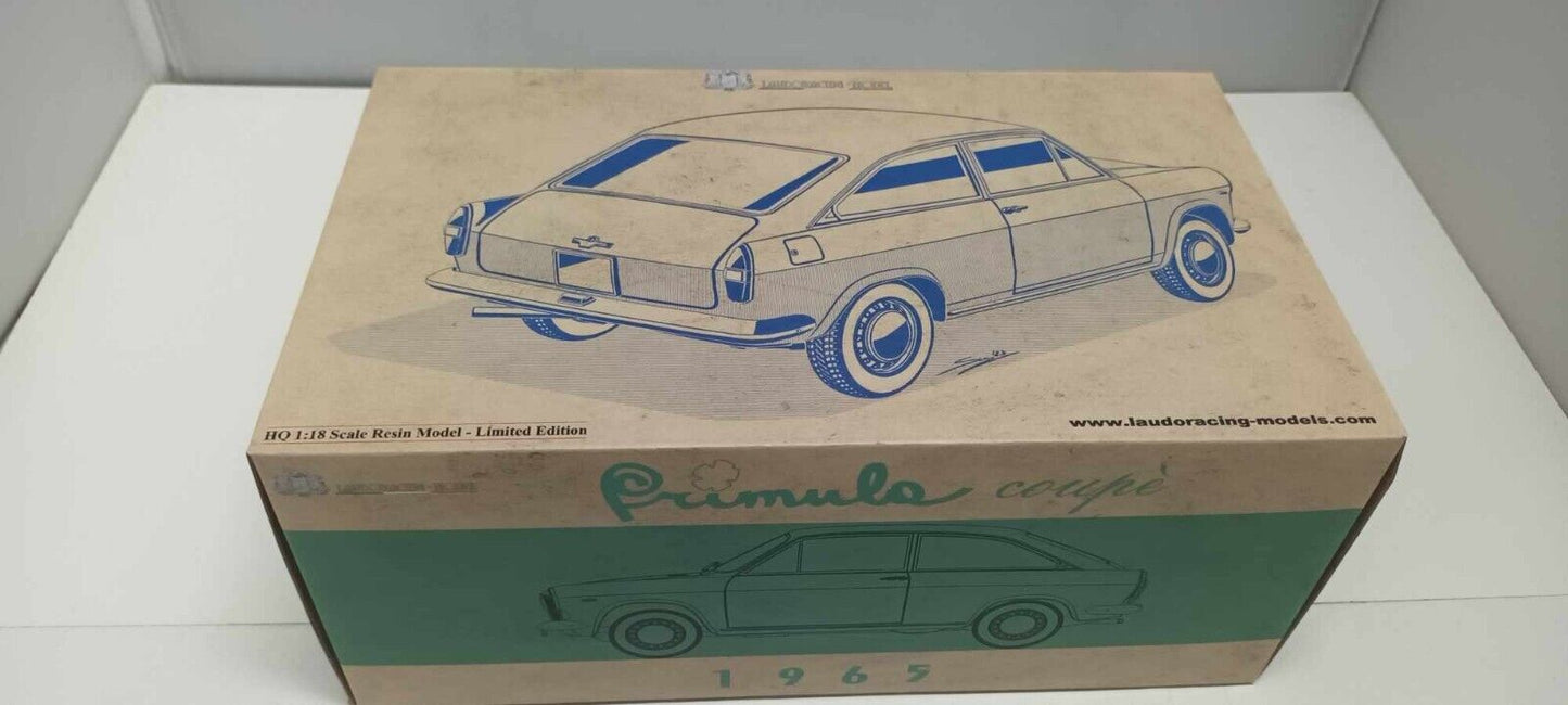 Autobianchi Primula Coupé 1965 Bianco White Laudoracing 1:18 Limited Edition