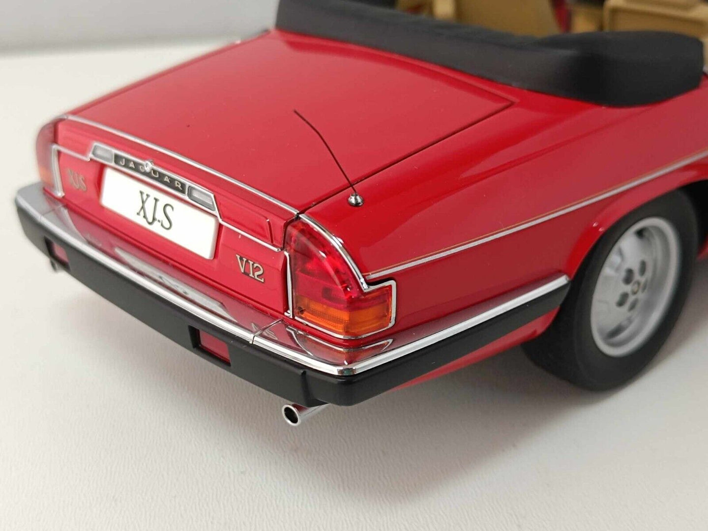 Jaguar XJS  Cabriolet 1991 Autoart 1/18 Rosso Rara Very Rare Usato GM Shop