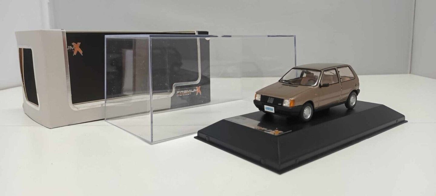 Fiat Uno 1983 Premium X Limited Edition 1:43 Champagne Usato + Teca