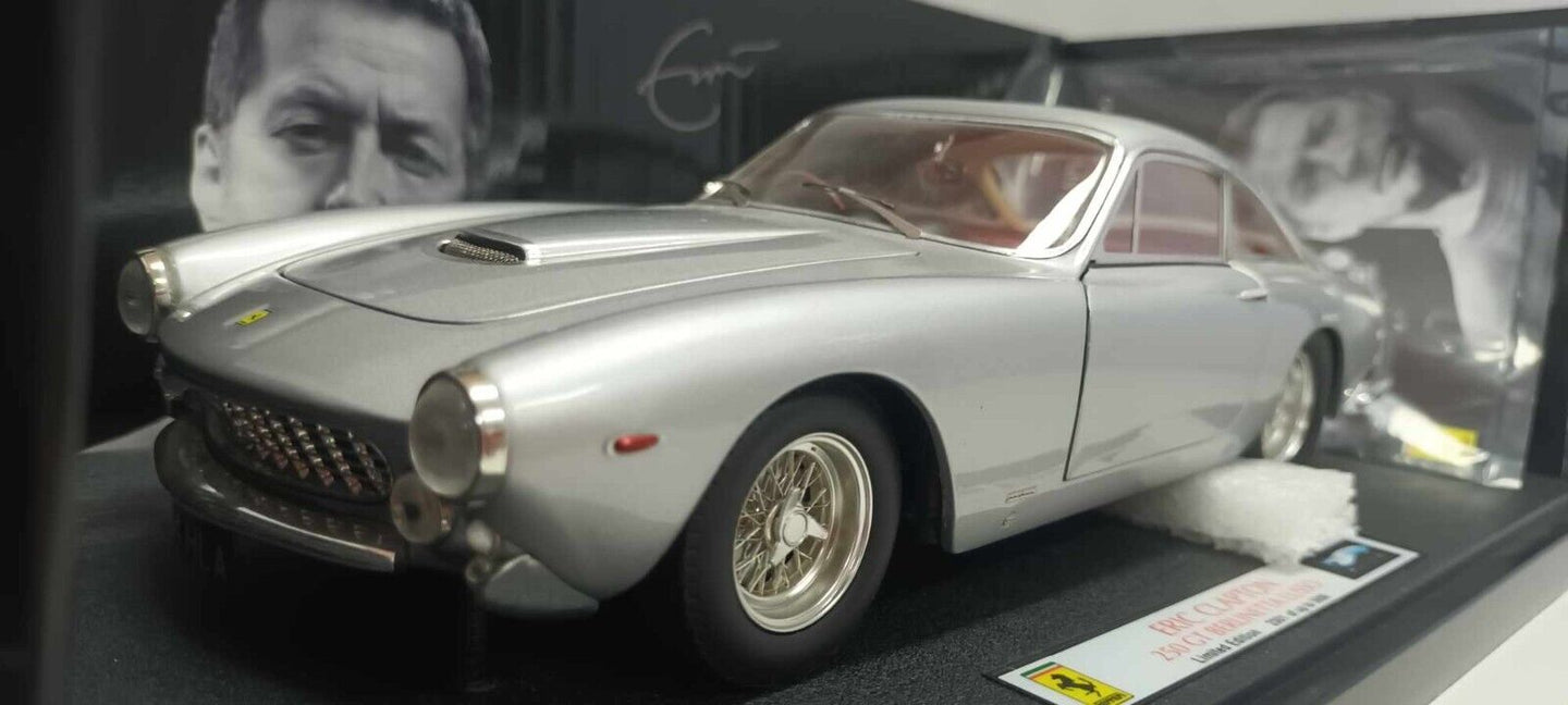Ferrari 250 GT Berlinetta Lusso Eric Clepton Hot Wheels Elite 1:18 Usato + Box
