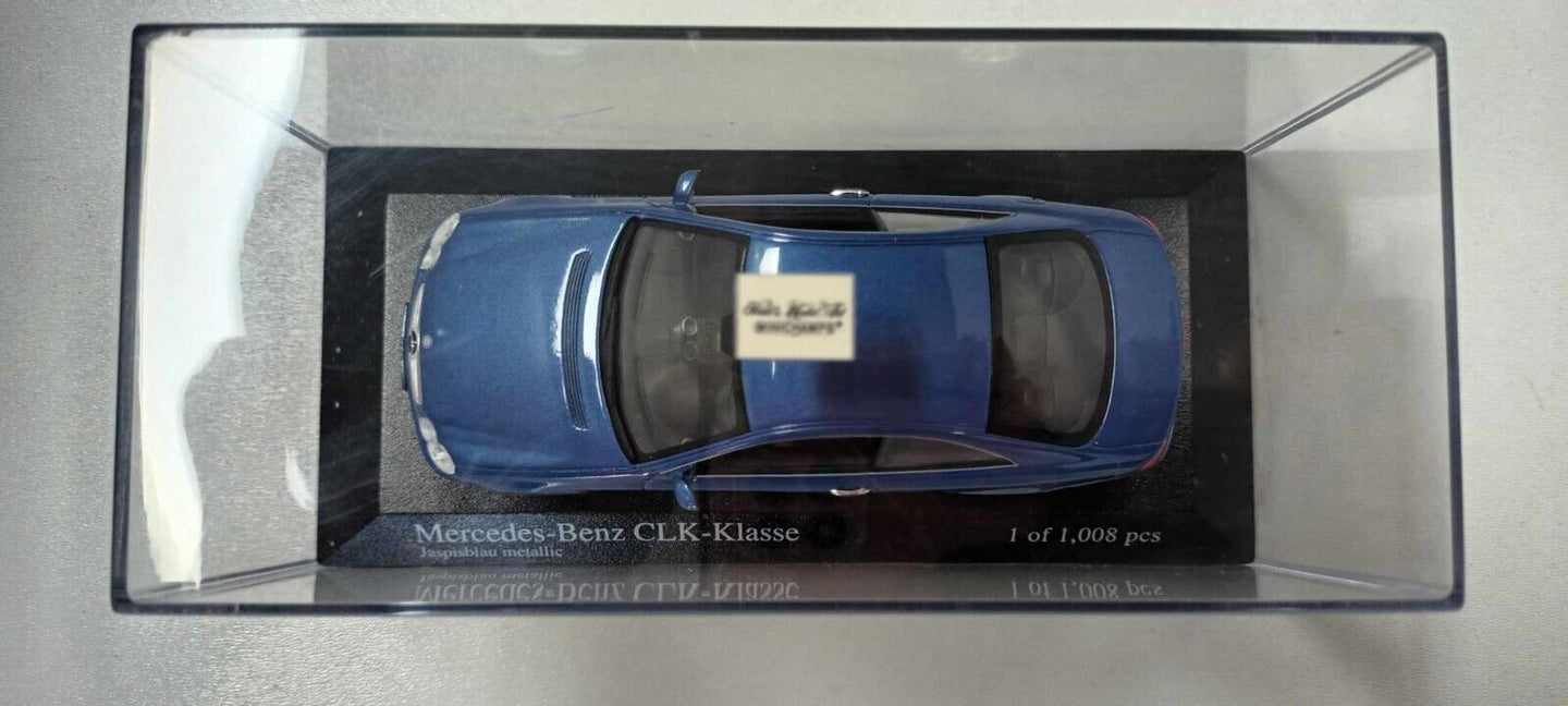 Minichamps Mercedes-Benz CLK-Klasse 1:43 Jaspisblau Metallic Limited Edition