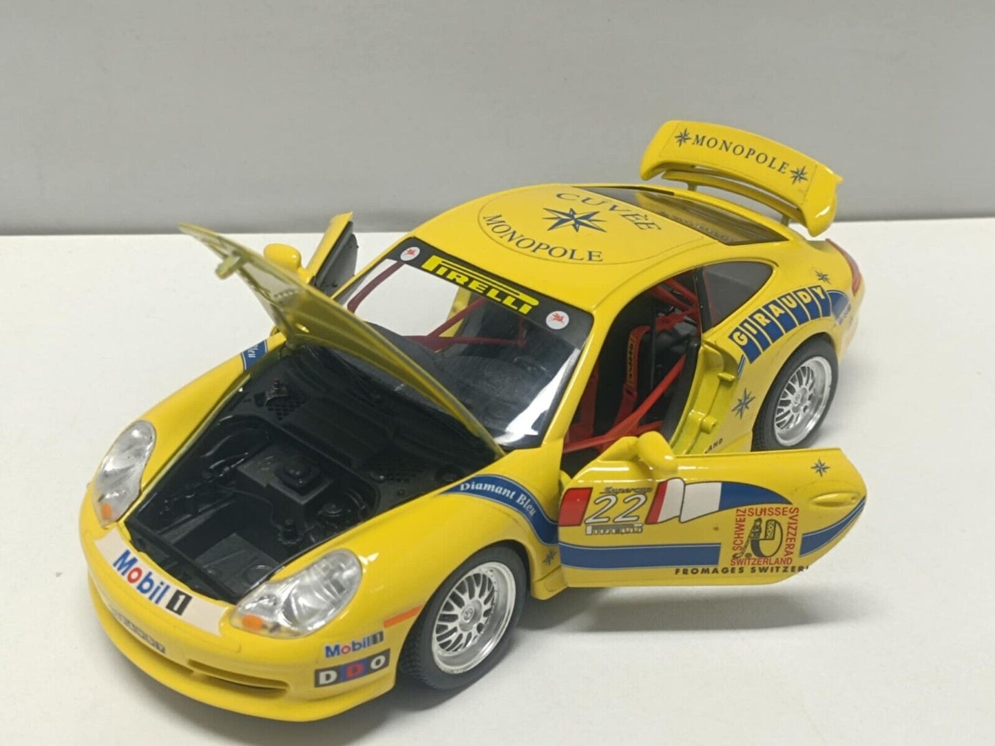 Porsche 911 GT3 CUP #22 - Burago 1:18 Usato + Box Made in Italy 1/18