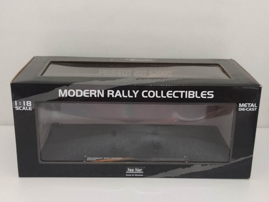 Box Peugeot 207 S2000 Rally Sanremo 2007 - Sun Star 1:18 (Only Box)