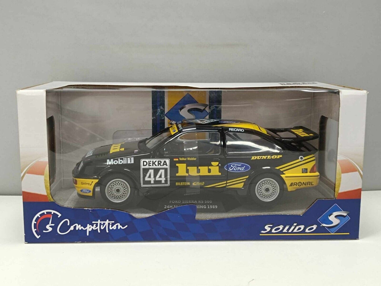 Ford Sierra RS 500 24h Nürburgring 1989 #44 V.Weidler - Solido 1:18 Nuovo