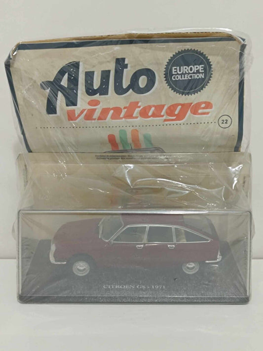 Citroen GS 1971 - 1:24 Edicola Auto Vintage + Fascicolo Porpora GM Shop