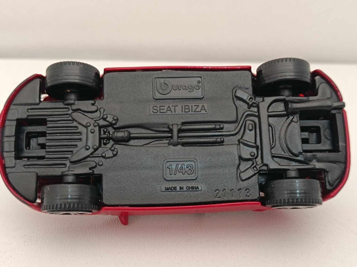 Seat Ibiza 5 Porte 2011 Burago 1:43 Rosso GM Shop