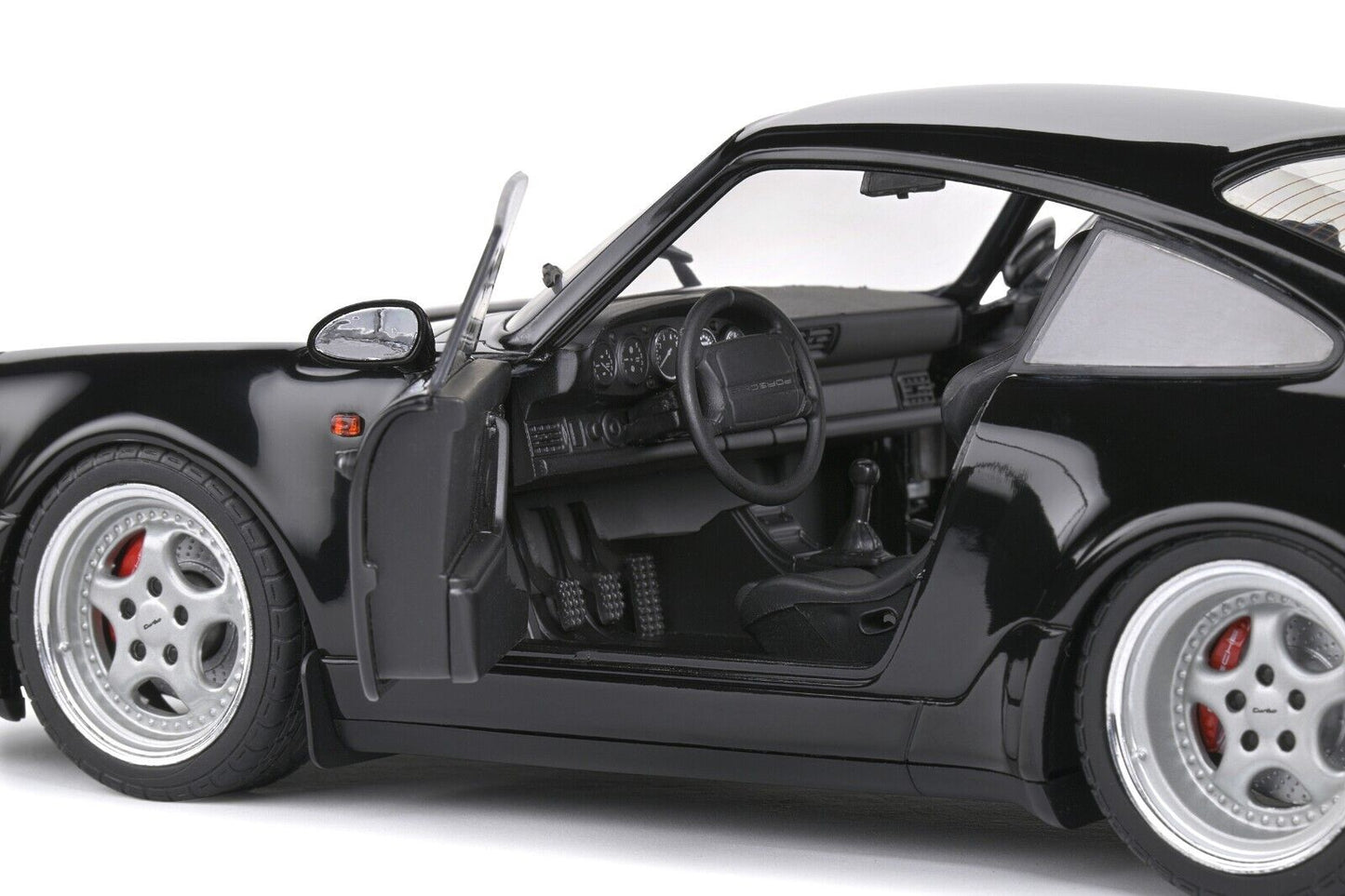 Porsche 964 - 911 Turbo 3.6 Nero Black 1990 Solido 1:18 Nuovo 1/18