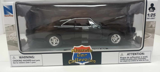 Dodge Charger R/T 1969 Black Nero New Ray Newray 1:25 Nuovo