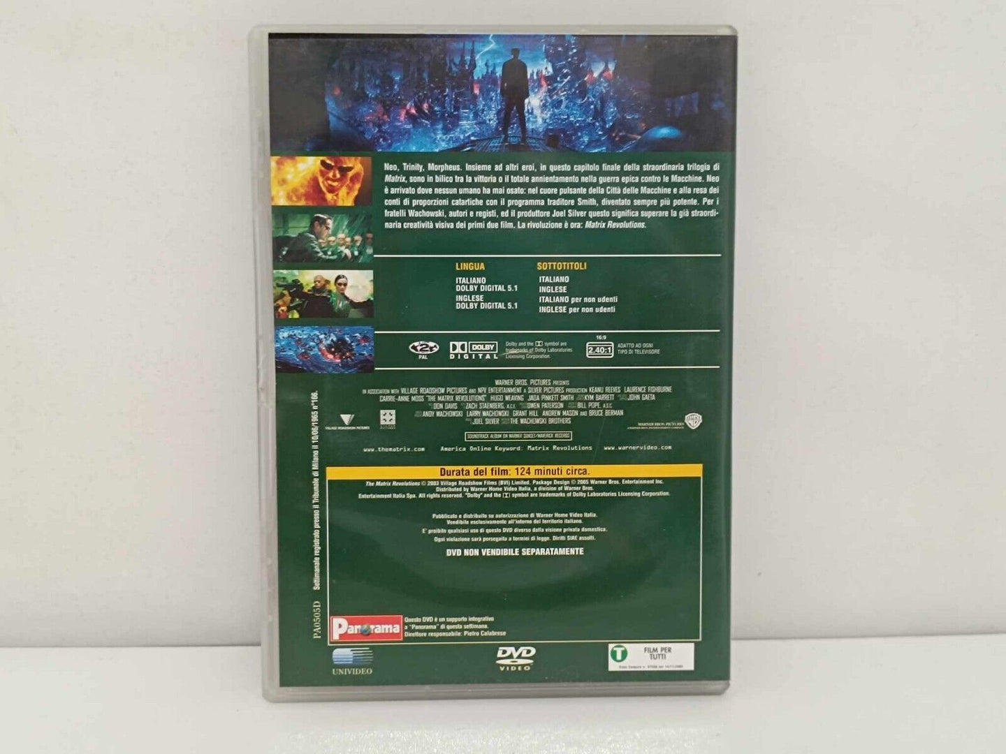 Trilogia Matrix Dvd Completa 1999/Reloaded/Revolutions Keanu Reeves