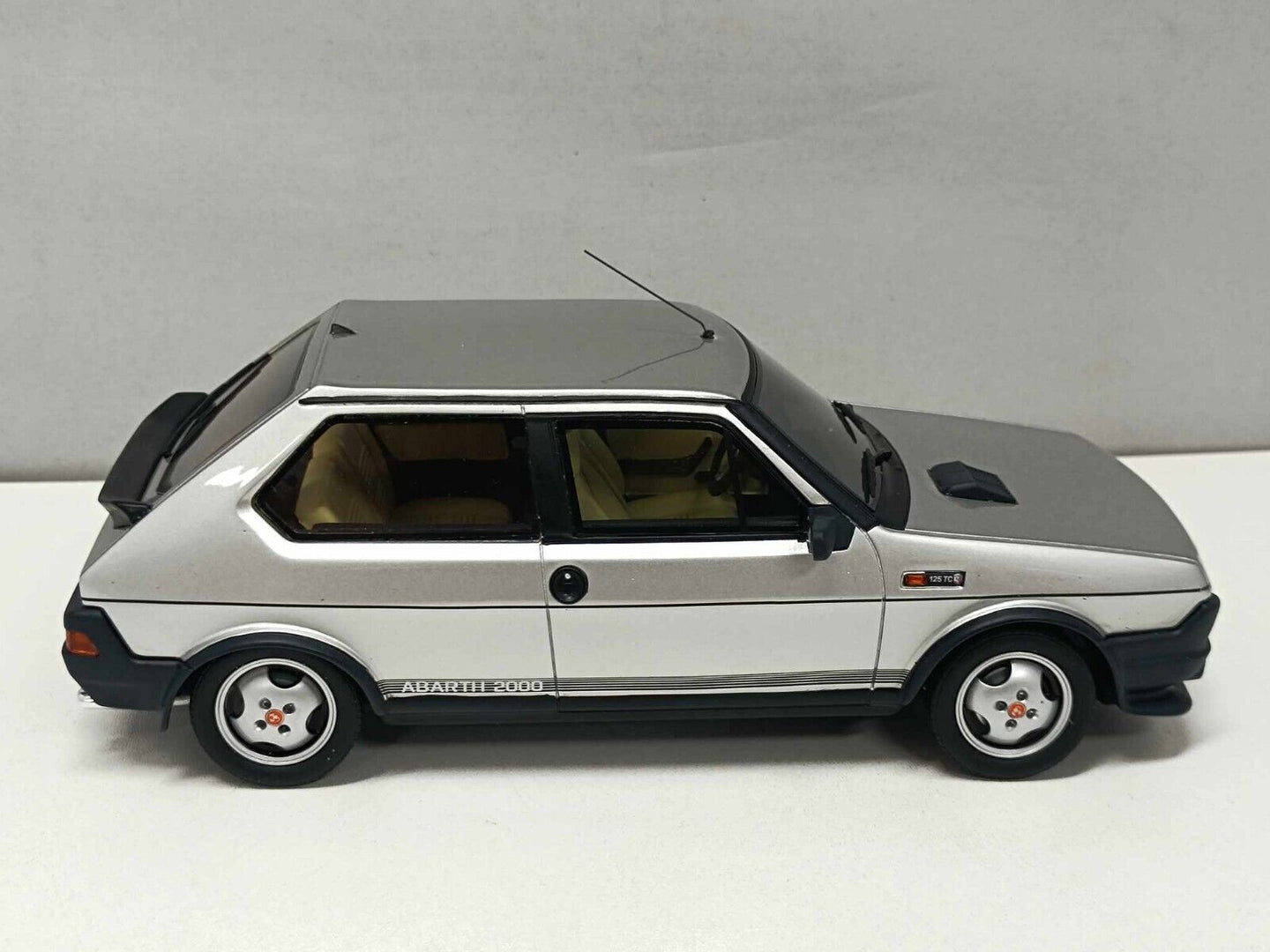 Fiat Ritmo 125 TC Abarth 1982 Silver Grigio - Laudoracing 1:18 Usato + Box Rare