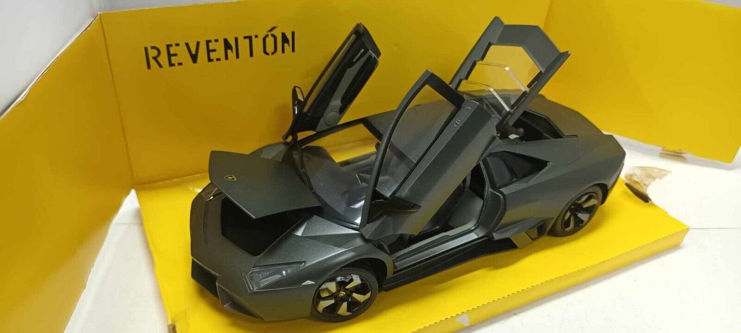 Lamborghini Reventon Mondo Motors 1:18 Usato Grigio Scuro Dark Grey 1/18