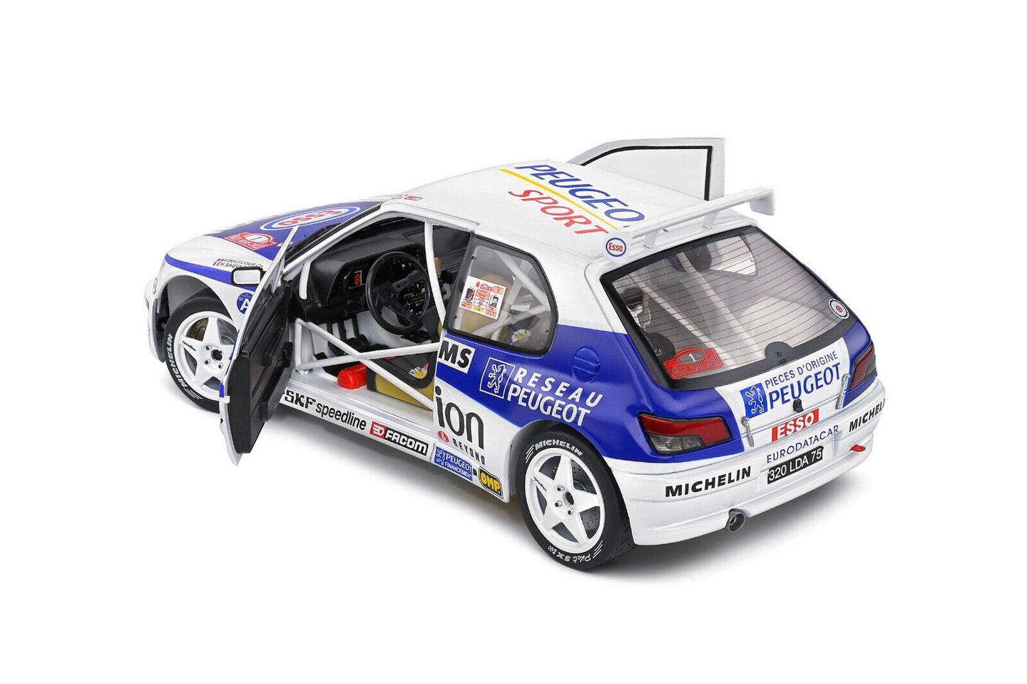 Peugeot 306 Maxi Rally Montecarlo 1996 F. Delecour - H. Sauvage #1 Solido 1:18