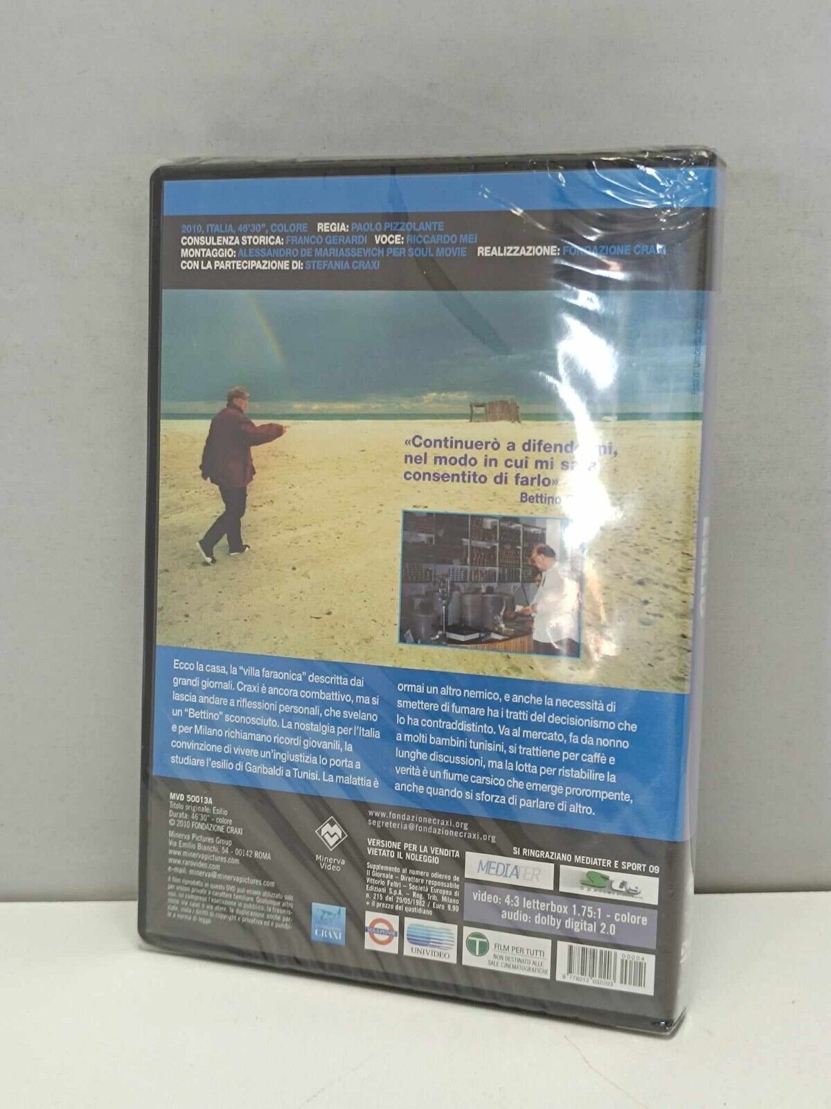 Esilio Film Documentario DVD Nuovo Fondazione Bettino Craxi