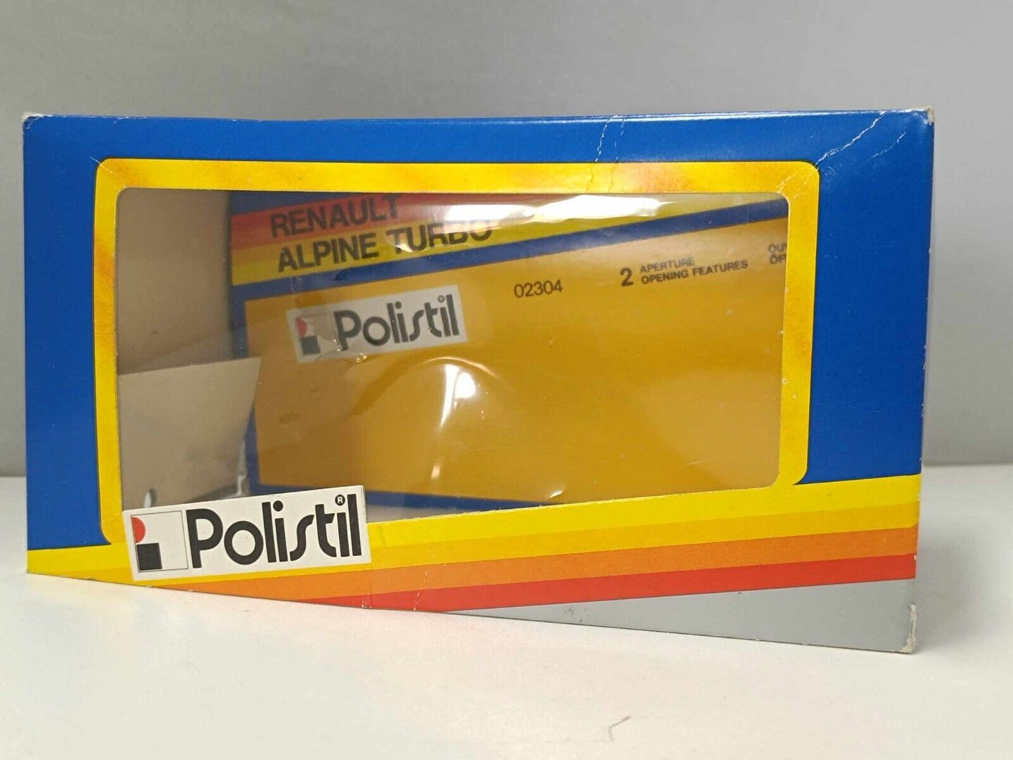 Renault Alpine Turbo Yellow 02304 - Polistil 1:25 Usato + Box no Decals