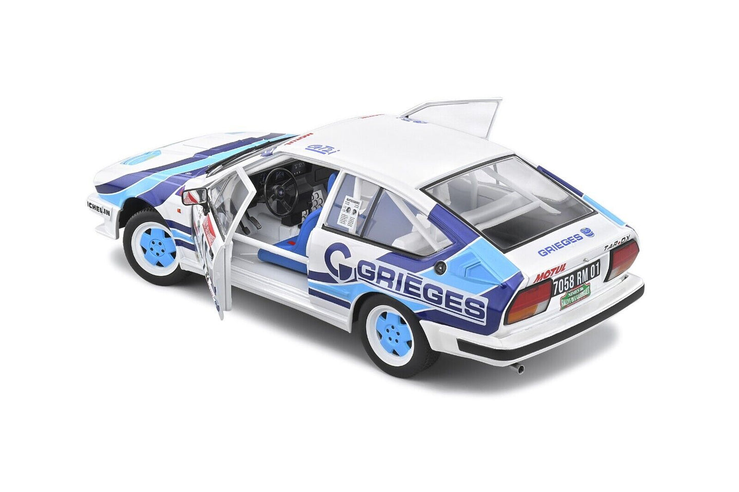 Alfa Romeo GTV6 Rallye Des Garrigues 1986 #15 Rigollet - Bathelot Solido 1:18
