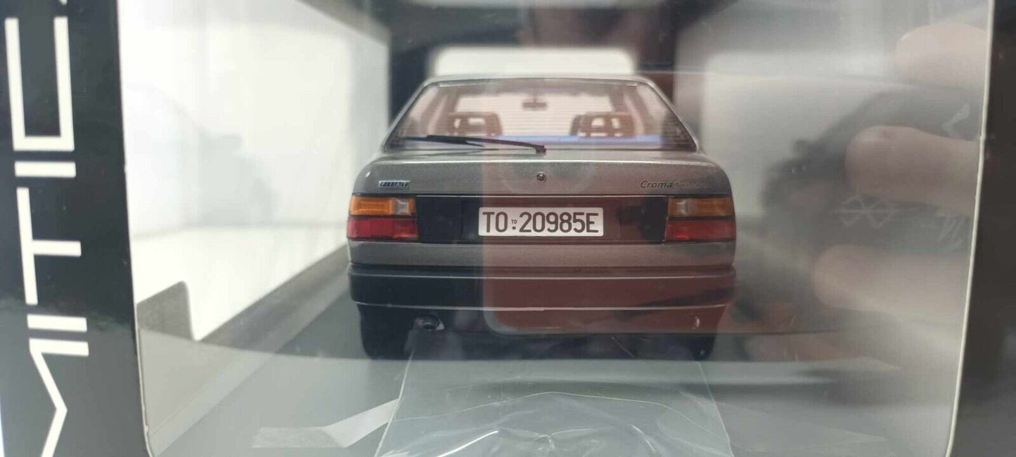 Fiat Croma 2.0 Turbo IE 1985 Polar Grey Grigio Met 683 Mitica 1:18 Nuovo 1/18