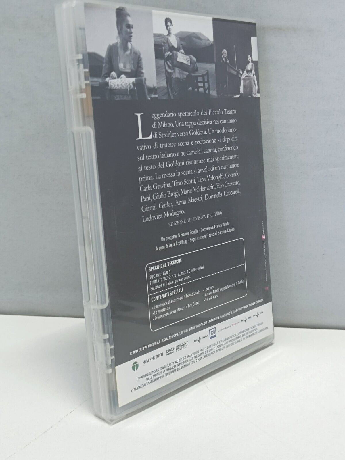 Le Baruffe Chiozzotte Film DVD Italiano Le Commedie Di Carlo Goldoni Nuovo