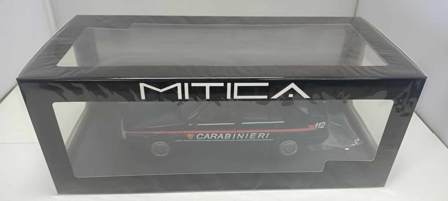 Fiat Croma 2.0 Turbo IE Carabinieri Police 1988 Mitica 1:18 Nuovo 1/18