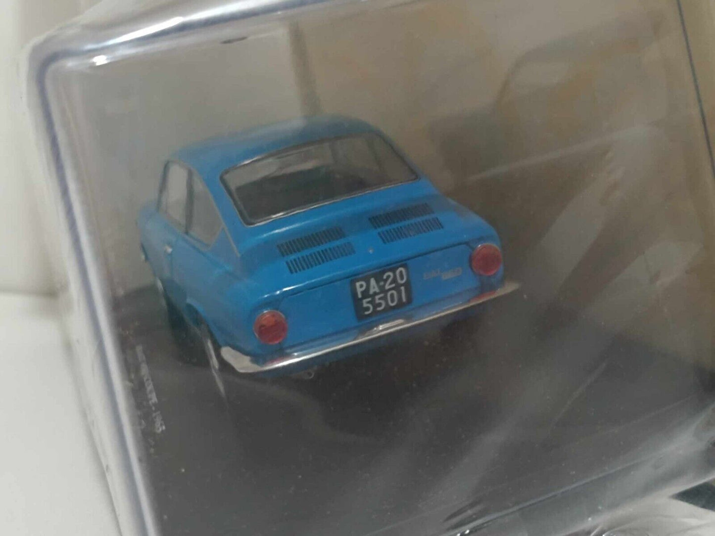Fiat 850 Coupé 1965 Edicola Auto Vintage + Fascicolo 1:24 Blu GM Shop