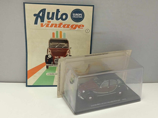 Citroen 2CV6 Charleston 2 CV 1982 Edicola Auto Vintage 1:24 Nuovo
