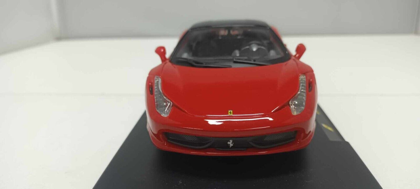 Ferrari 458 Italia 2009 Edicola / Burago Red 1:24 Ferrari Collection Usato
